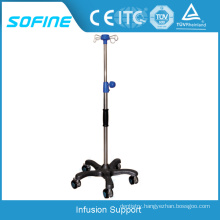 Mobile Infusion Support Stainless Steel Pole